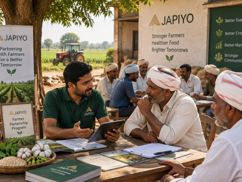 Packaging and branding produce for the Japiyo ecosystem.