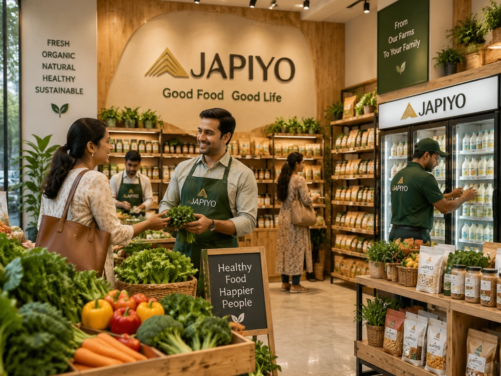 Japiyo outlet store experience for customers.